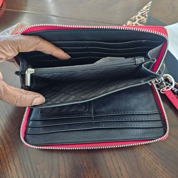 Steve Madden Red Bzippy Wristlet Wallet - Picture 5 of 5